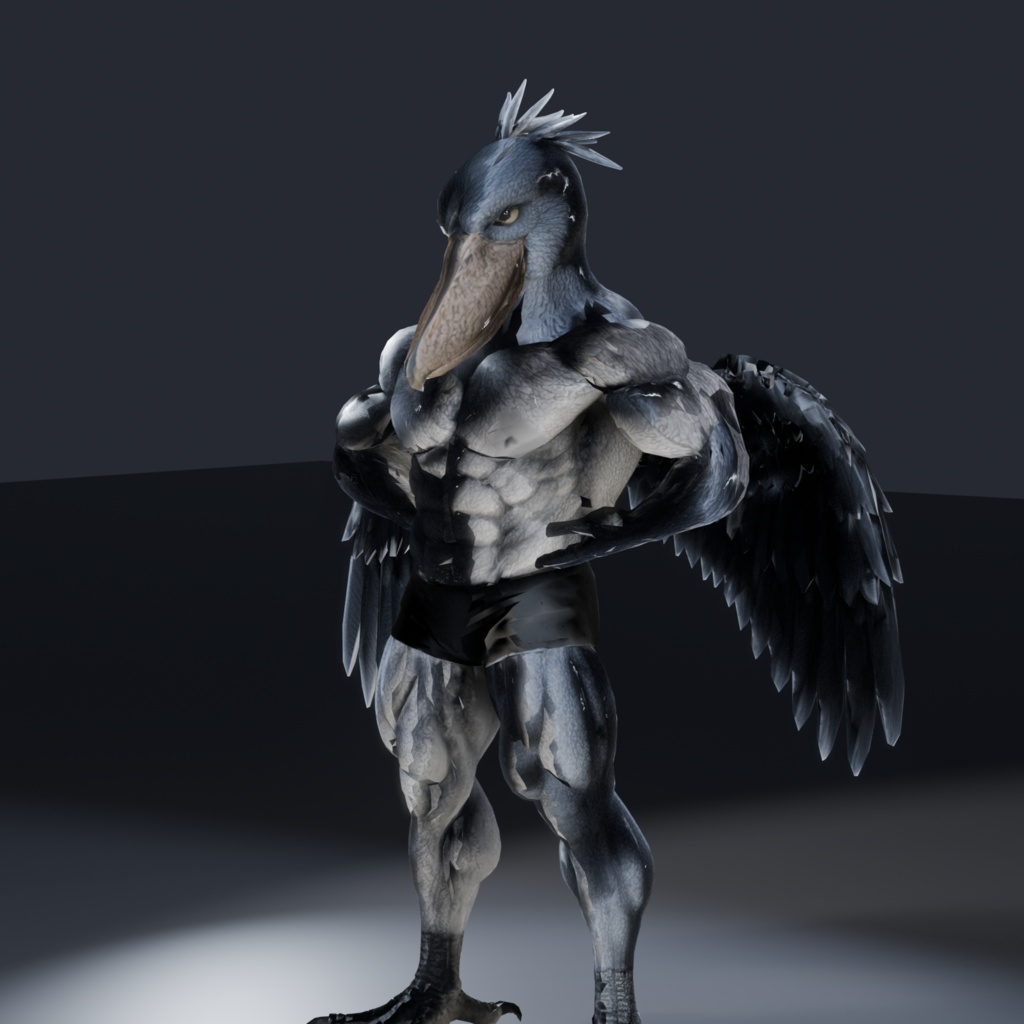 マッスルハシビロコウ / MUSCLE SHOEBILL