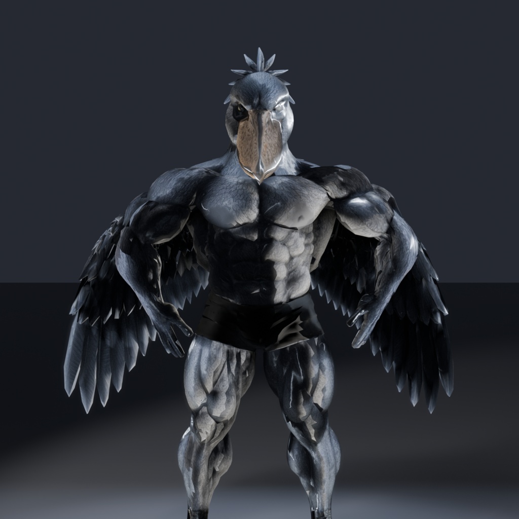 マッスルハシビロコウ / MUSCLE SHOEBILL