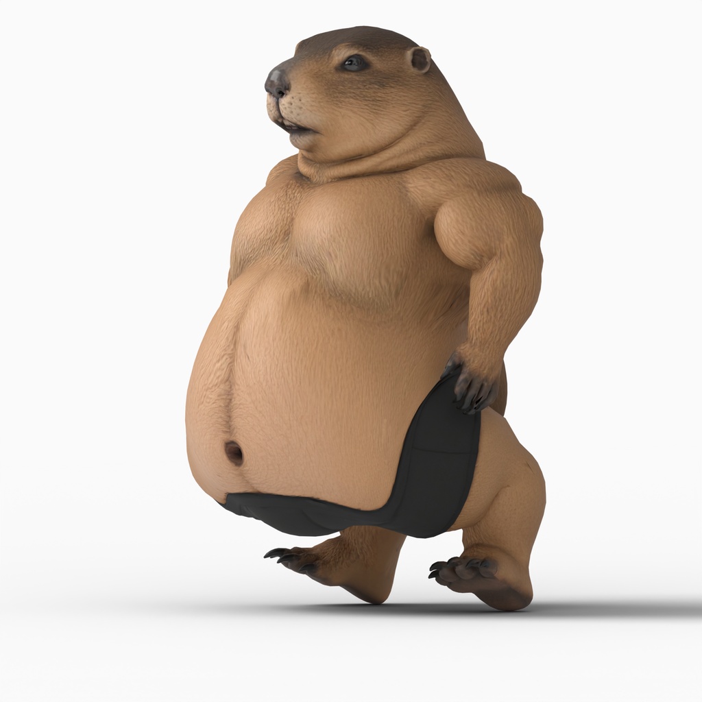 中年太りマーモット / MIDDLE-AGED MARMOT