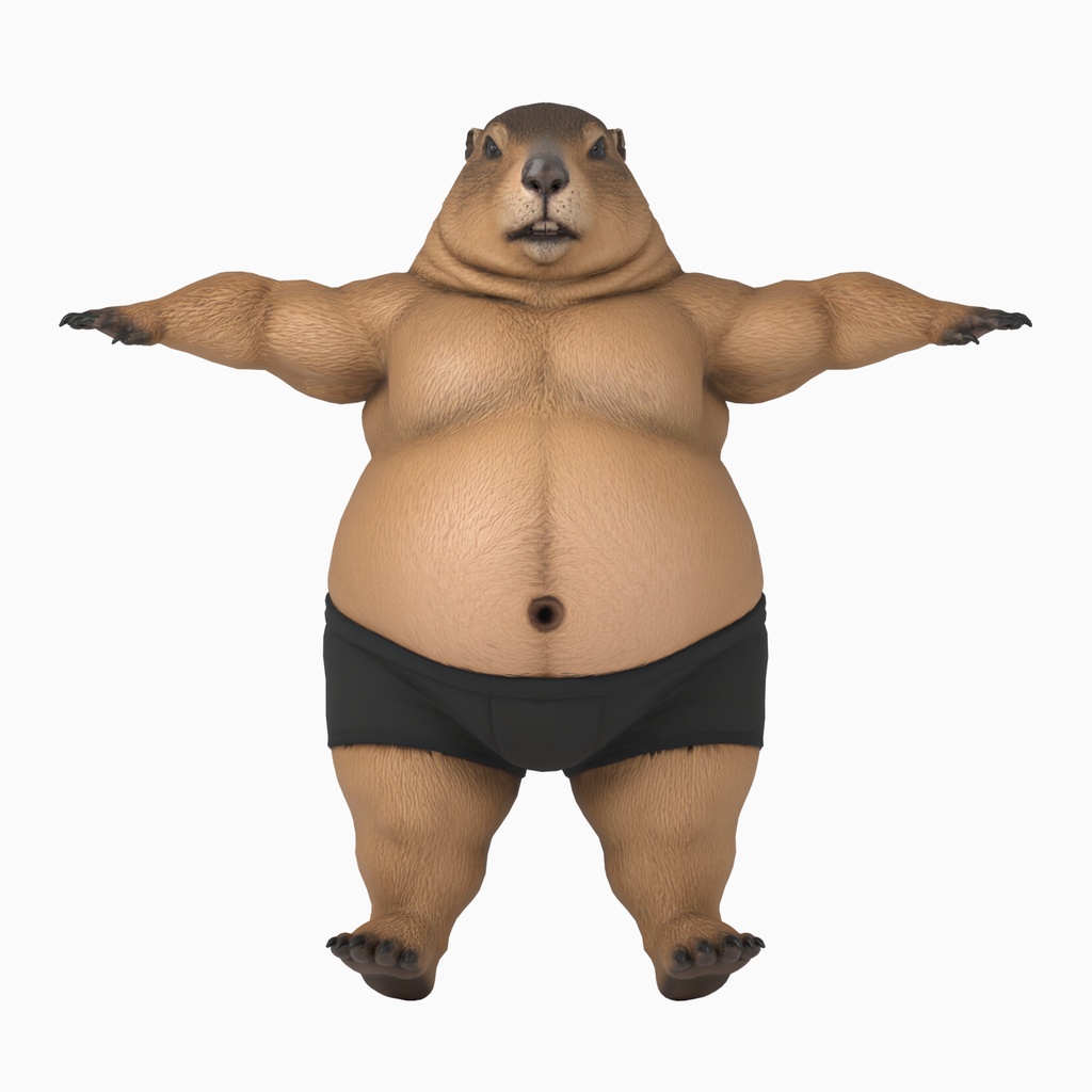 中年太りマーモット / MIDDLE-AGED MARMOT