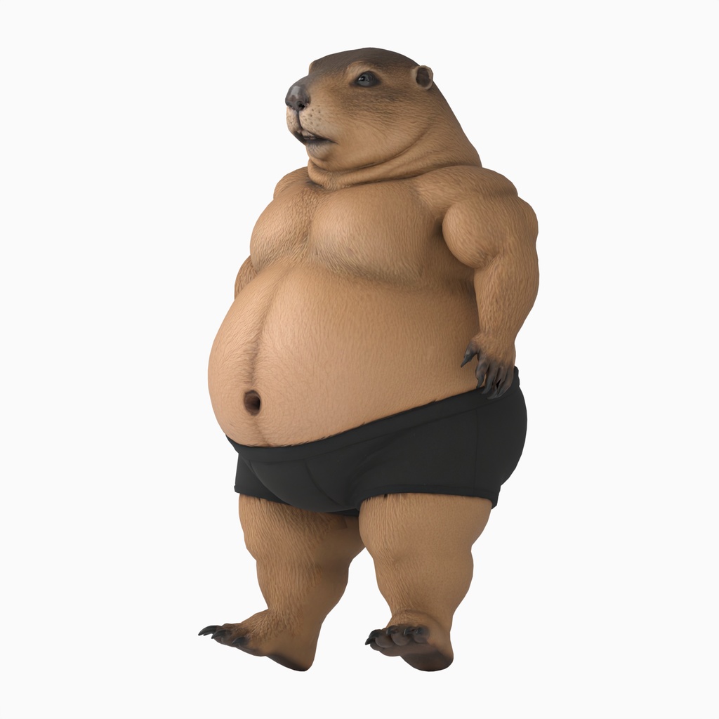 中年太りマーモット / MIDDLE-AGED MARMOT