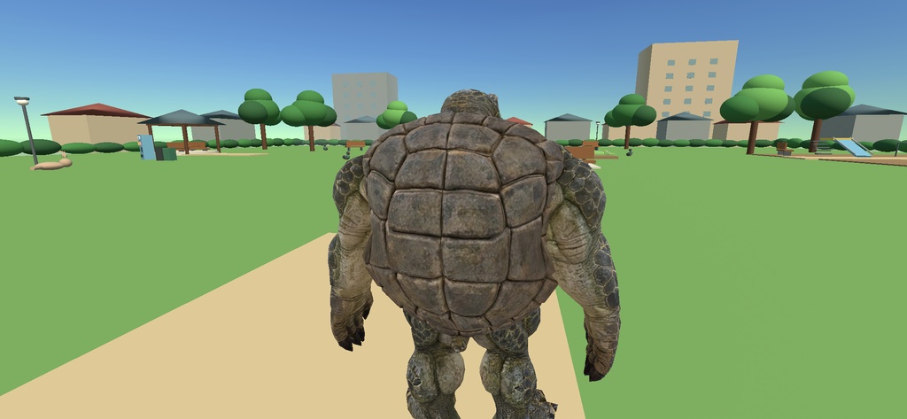 マッスル亀 / MUSCLE TURTLE【VRM / cluster対応】