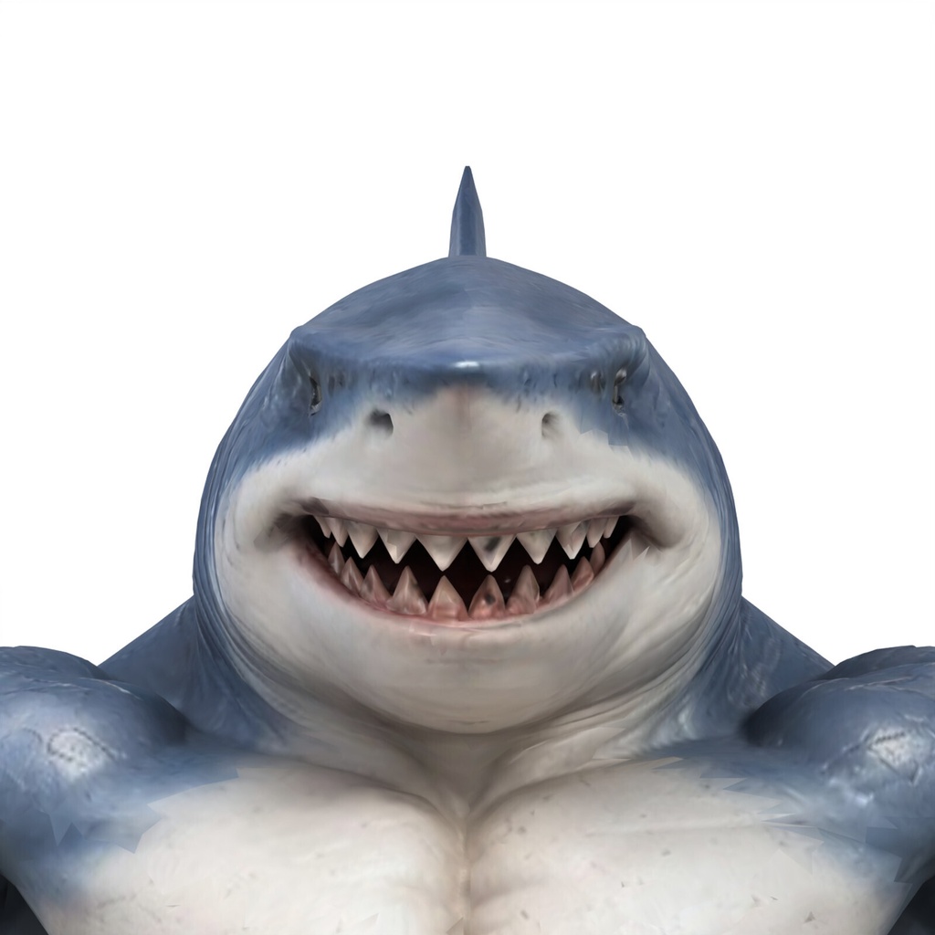 マッスルシャーク / MUSCLE SHARK【VRM / cluster対応】