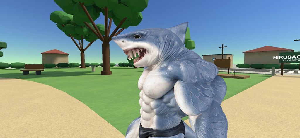 マッスルシャーク / MUSCLE SHARK【VRM / cluster対応】