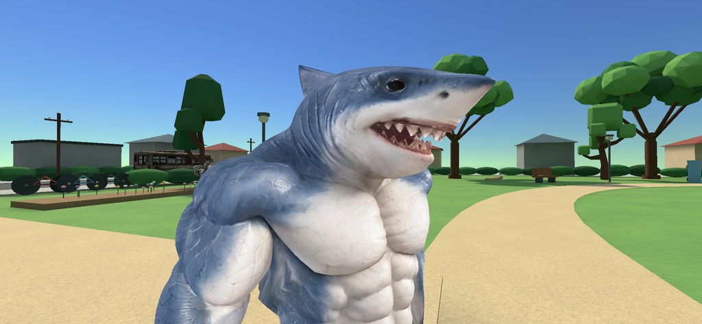 マッスルシャーク / MUSCLE SHARK【VRM / cluster対応】