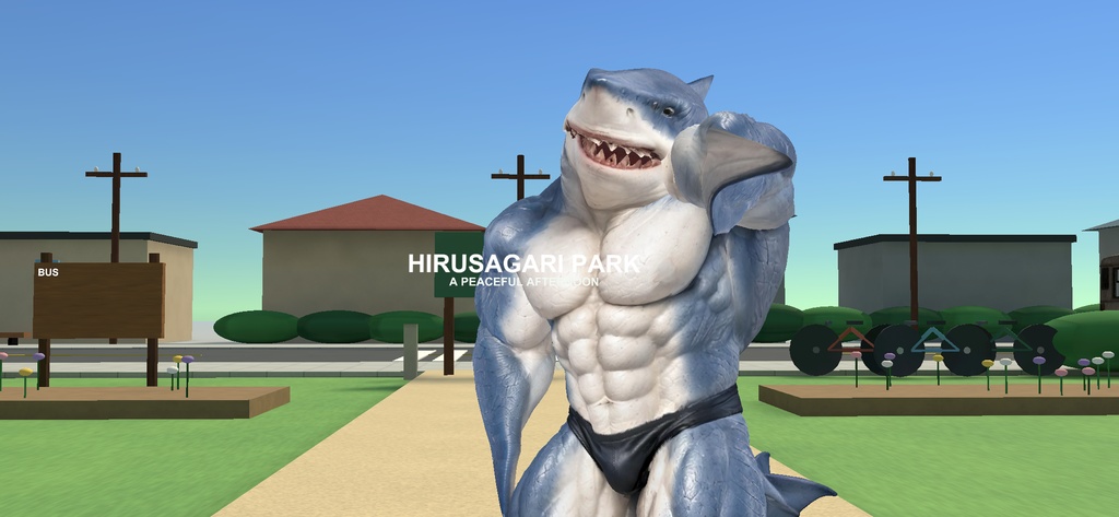 マッスルシャーク / MUSCLE SHARK【VRM / cluster対応】