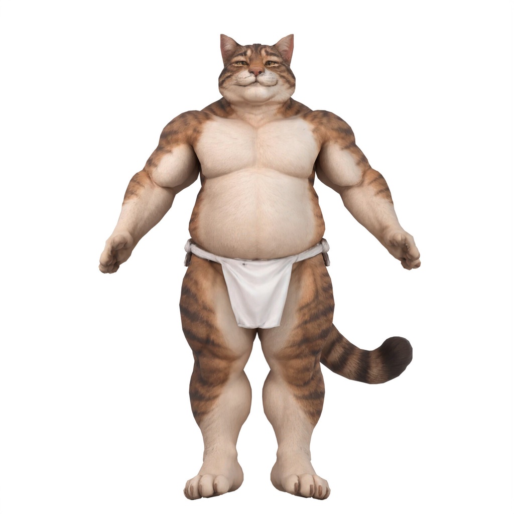 ふんどし親父ねこ / FUNDOSHI OYAJI NEKO【VRM / cluster対応】