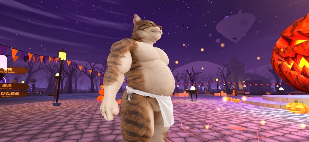 ふんどし親父ねこ / FUNDOSHI OYAJI NEKO【VRM / cluster対応】
