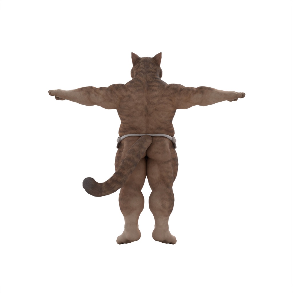 ふんどし親父ねこ / FUNDOSHI OYAJI NEKO【VRM / cluster対応】