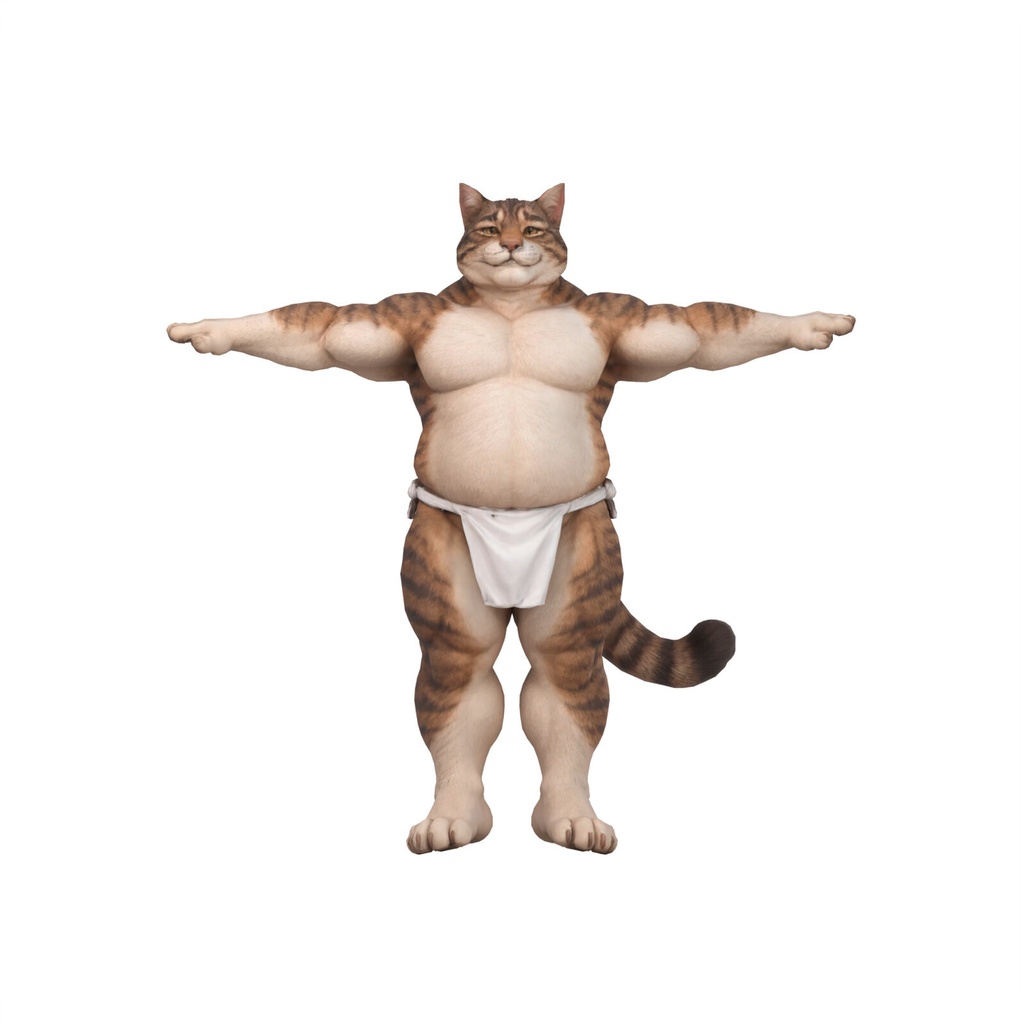 ふんどし親父ねこ / FUNDOSHI OYAJI NEKO【VRM / cluster対応】