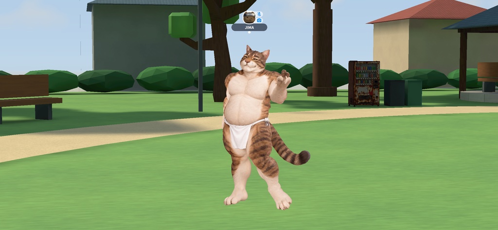 ふんどし親父ねこ / FUNDOSHI OYAJI NEKO【VRM / cluster対応】