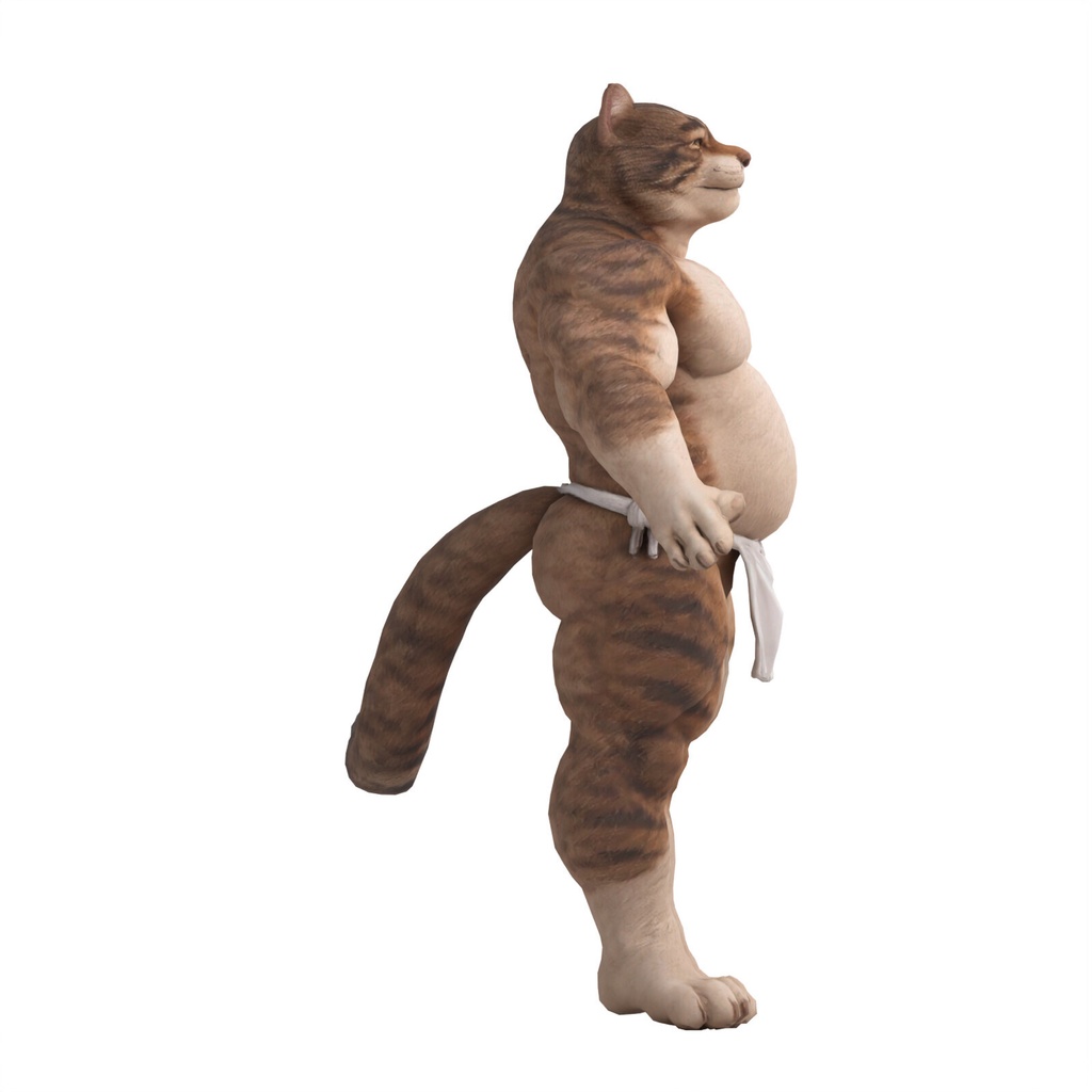 ふんどし親父ねこ / FUNDOSHI OYAJI NEKO【VRM / cluster対応】