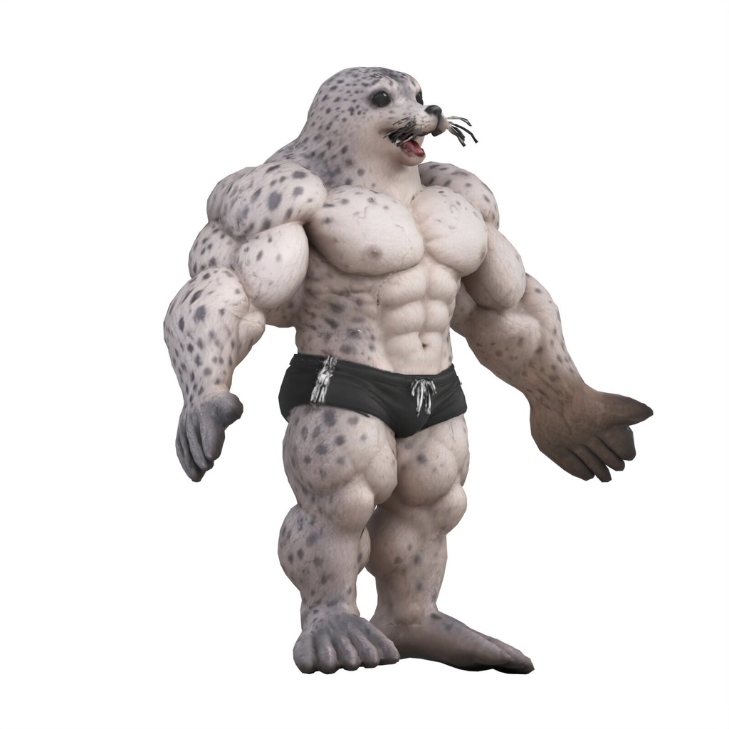 マッスルアザラシ / MUSCLE SEAL【VRM / cluster対応】