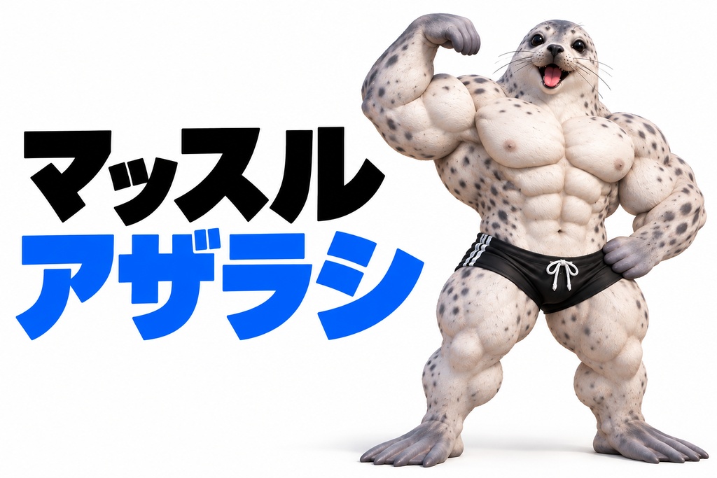 マッスルアザラシ / MUSCLE SEAL【VRM / cluster対応】