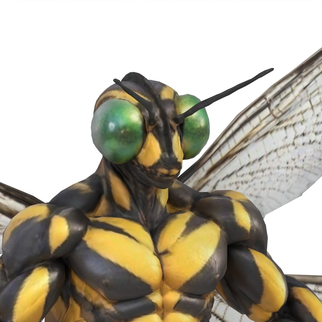 マッスルトンボ / MUSCLE DRAGONFLY【VRM / cluster対応】