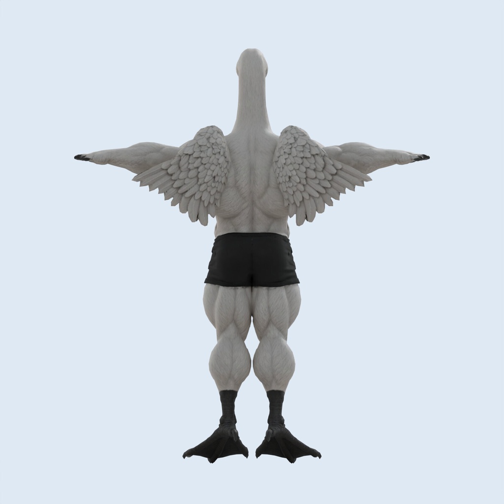 マッスルスワン / MUSCLE SWAN【VRM / cluster対応】