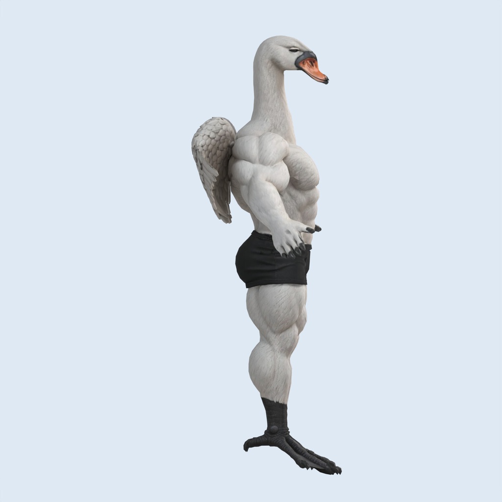 マッスルスワン / MUSCLE SWAN【VRM / cluster対応】