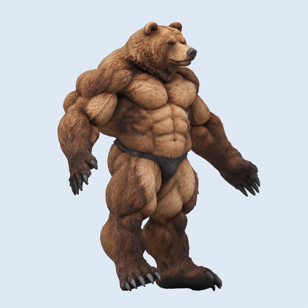 マッスルベア / MUSCLE BEAR【VRM / cluster対応】