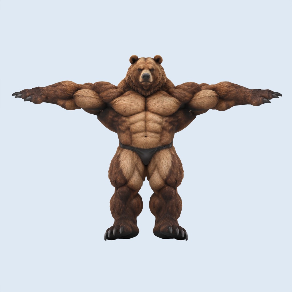 マッスルベア / MUSCLE BEAR【VRM / cluster対応】