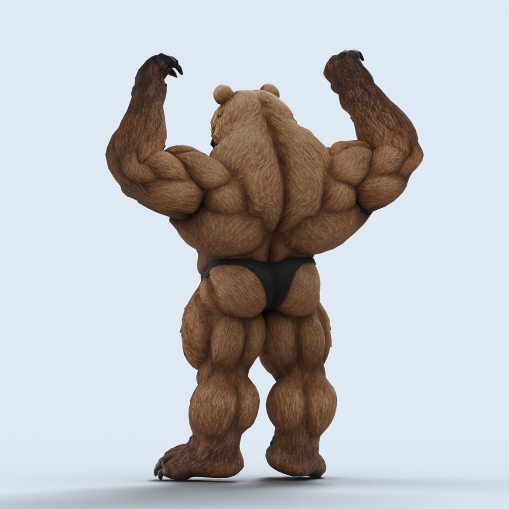 マッスルベア / MUSCLE BEAR【VRM / cluster対応】