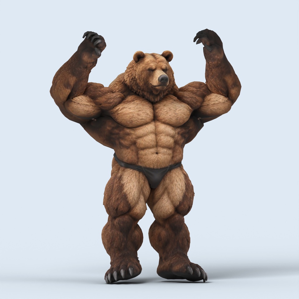マッスルベア / MUSCLE BEAR【VRM / cluster対応】