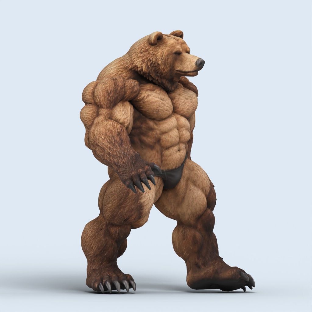 マッスルベア / MUSCLE BEAR【VRM / cluster対応】