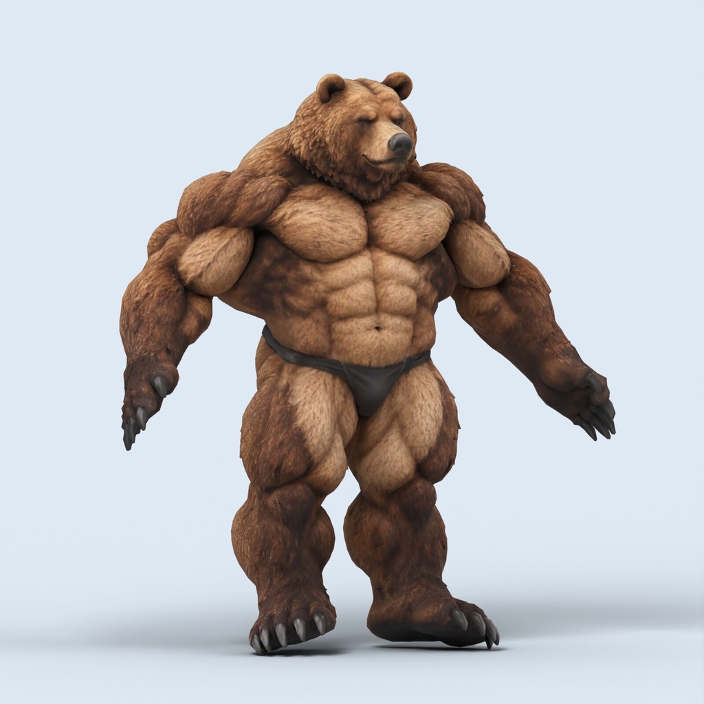 マッスルベア / MUSCLE BEAR【VRM / cluster対応】