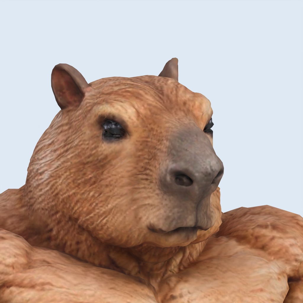 マッスルカピバラ / MUSCLE CAPYBARA【VRM / cluster対応】