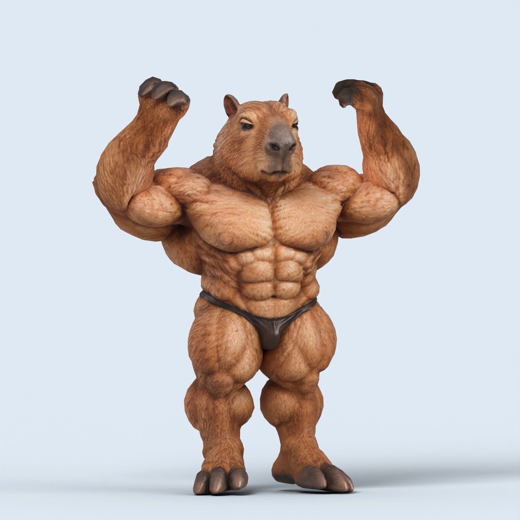 マッスルカピバラ / MUSCLE CAPYBARA【VRM / cluster対応】