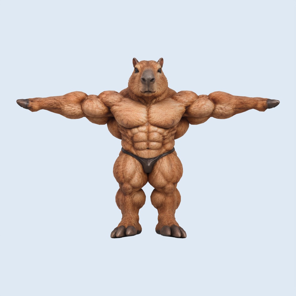 マッスルカピバラ / MUSCLE CAPYBARA【VRM / cluster対応】