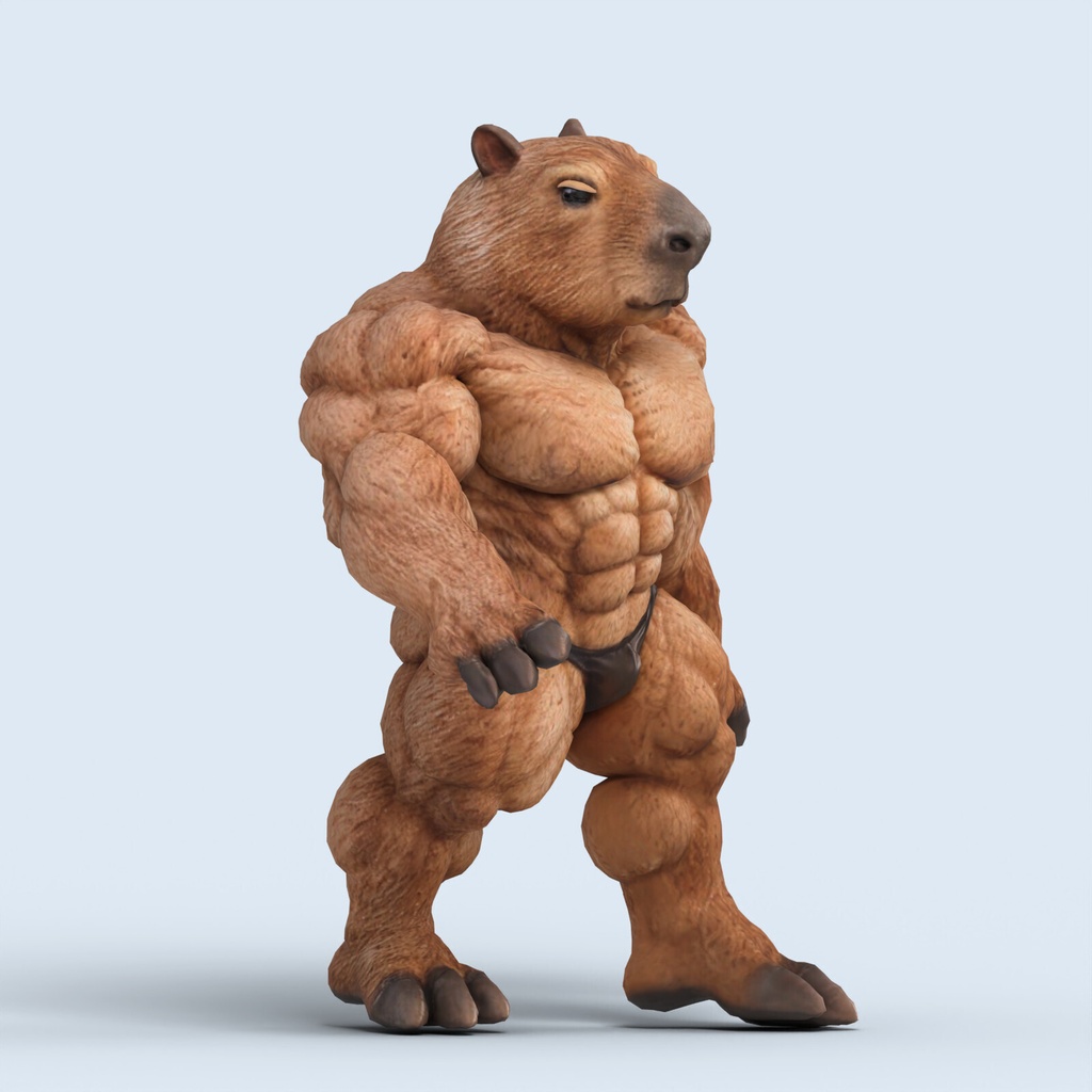 マッスルカピバラ / MUSCLE CAPYBARA【VRM / cluster対応】