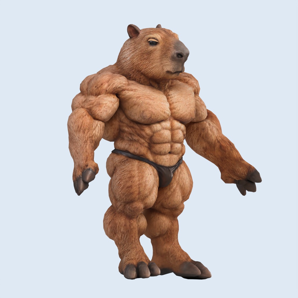 マッスルカピバラ / MUSCLE CAPYBARA【VRM / cluster対応】