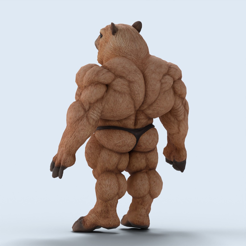 マッスルカピバラ / MUSCLE CAPYBARA【VRM / cluster対応】