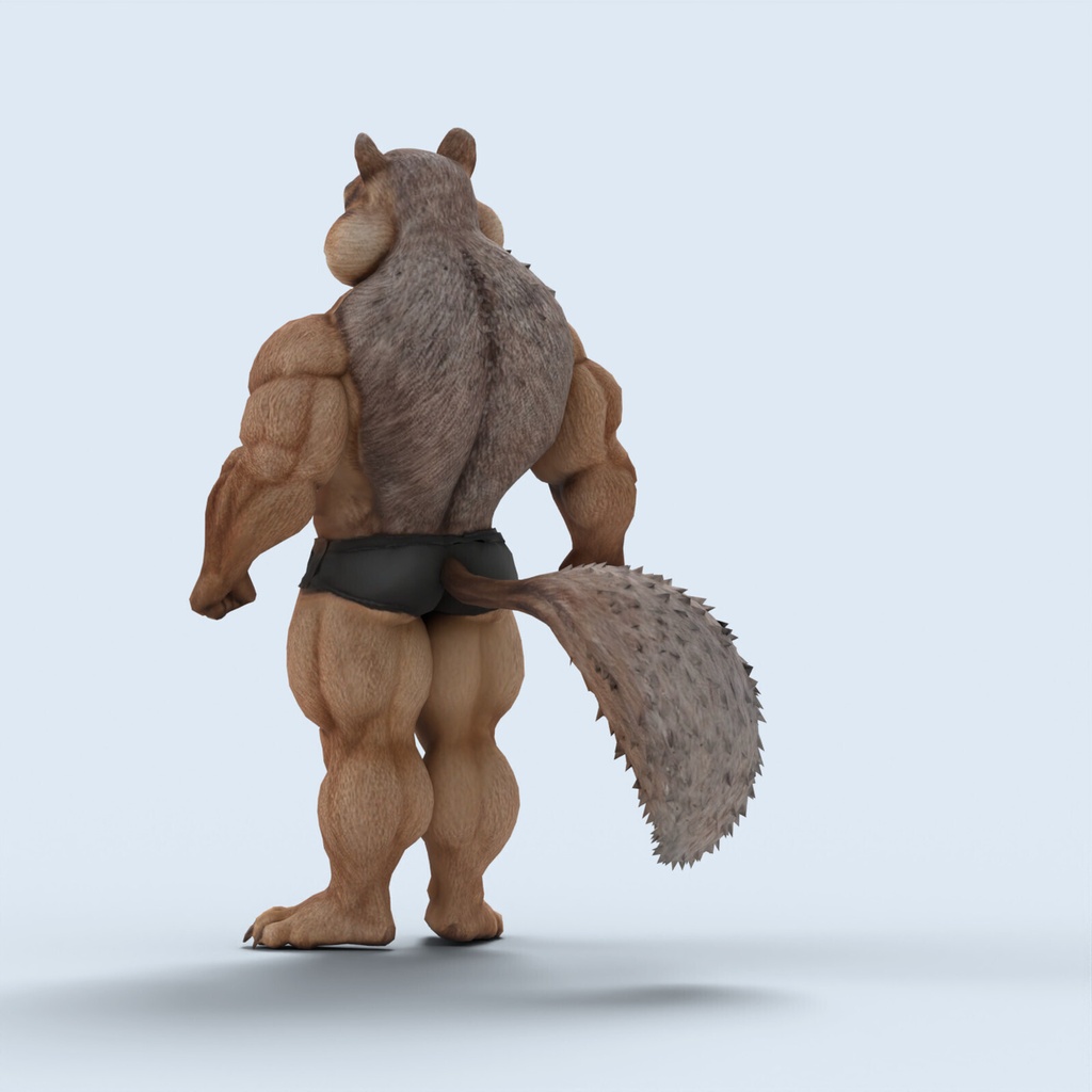 マッスルシマリス / MUSCLE CHIPMUNK【VRM / cluster対応】