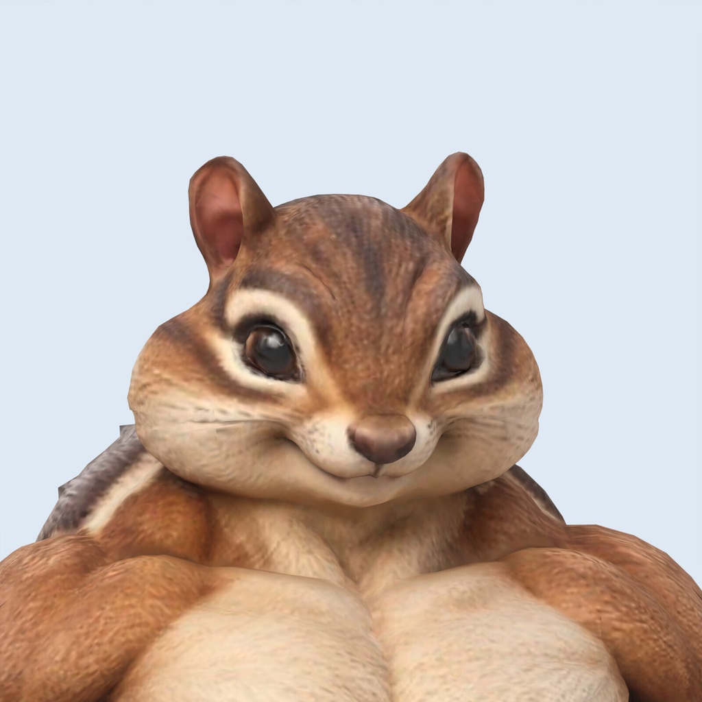 マッスルシマリス / MUSCLE CHIPMUNK【VRM / cluster対応】