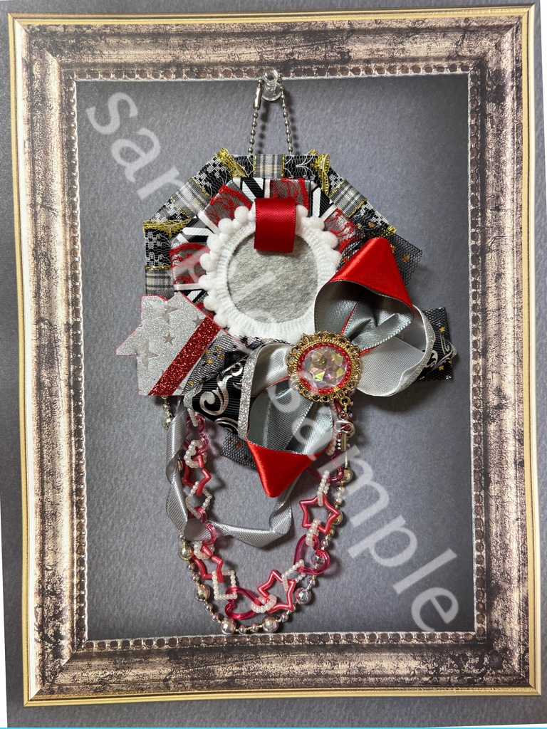 カリスマ 草薙理解 イメージ 54-57ミリ缶バッジ対応 ロゼット