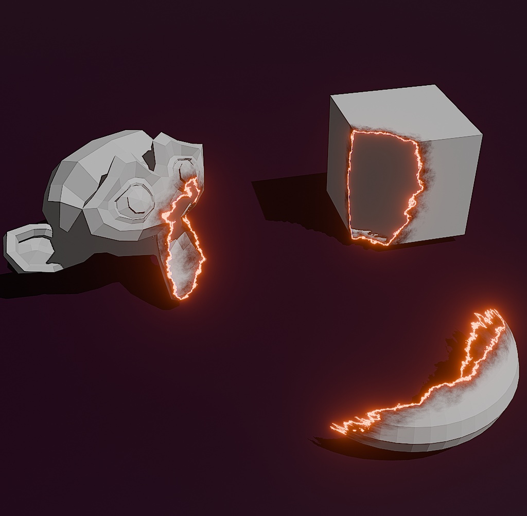 [Blender] 紙が燃えるシェーダー