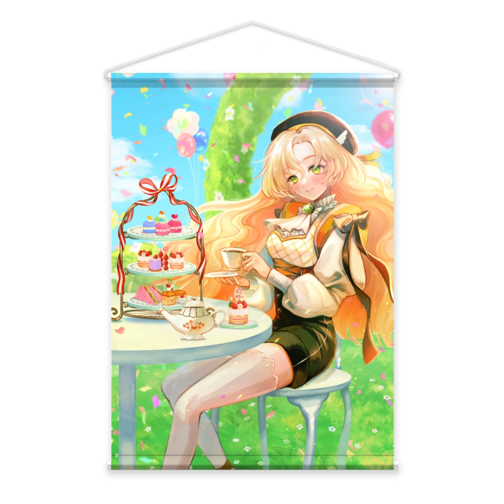 ハーミア・オデット2周年記念B2タペストリー