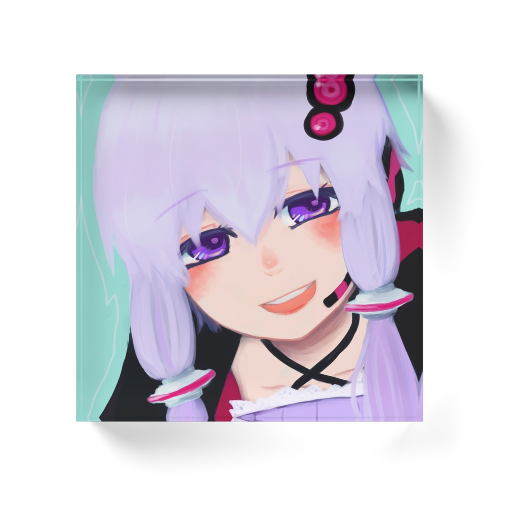 結月ゆかりが見守ってくれるアクリルブロック