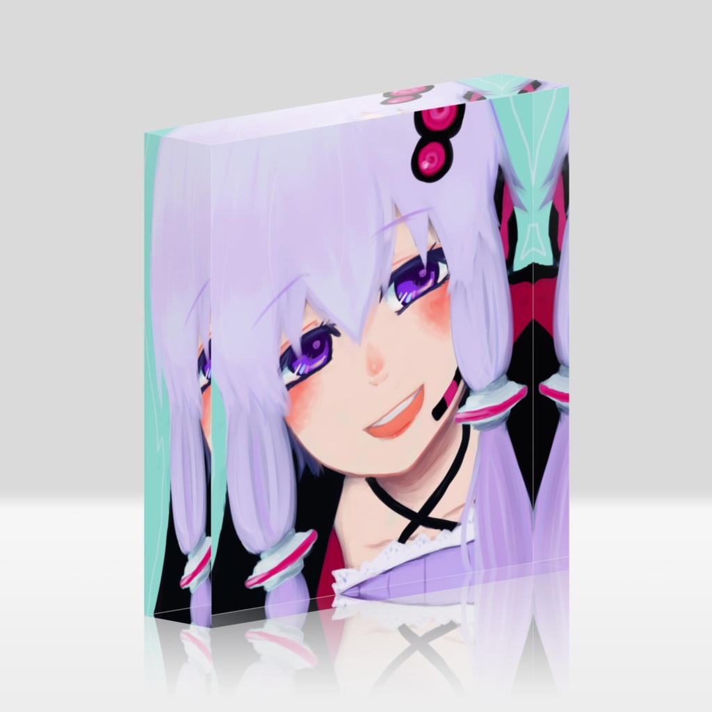 結月ゆかりが見守ってくれるアクリルブロック