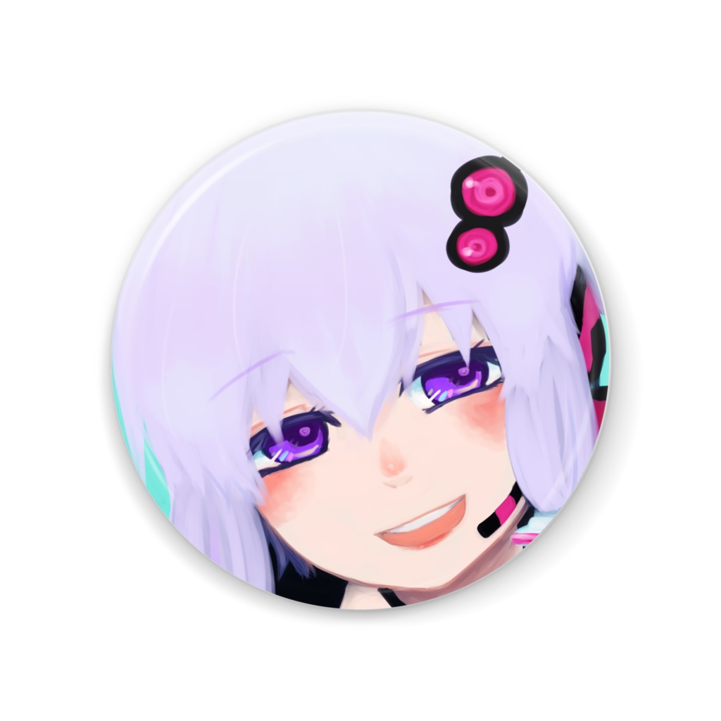 ゆかりさんが見守ってくれる缶バッジ