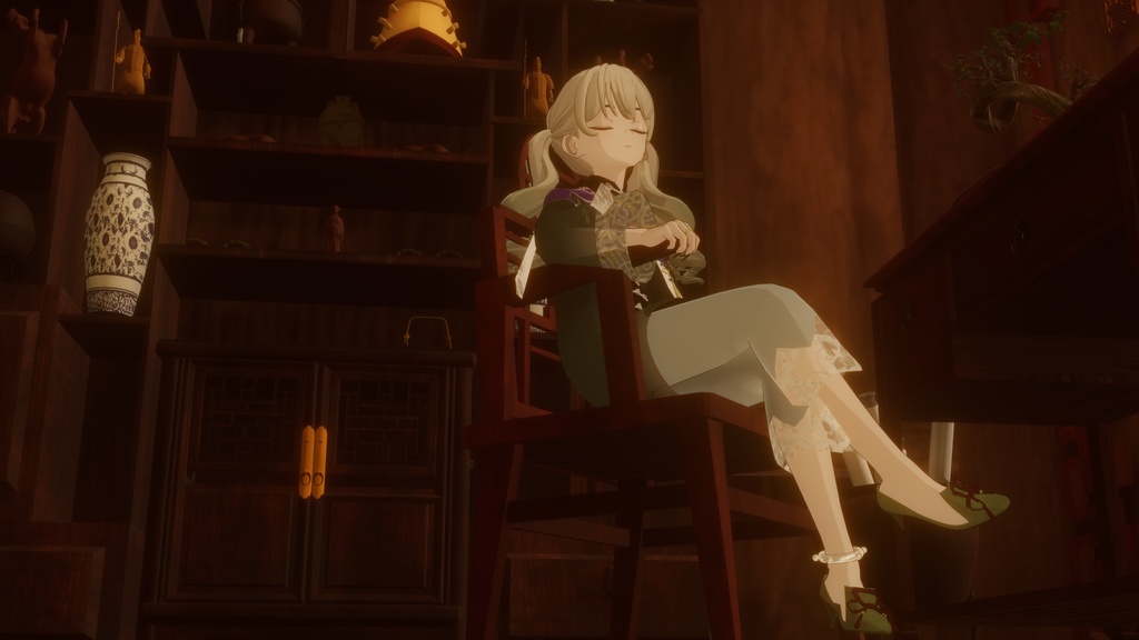 【Grus対応】中国近代風の服装/Modern Chinese style clothing