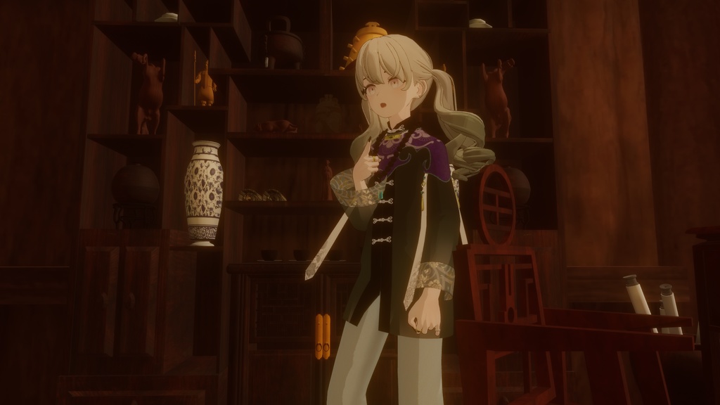 【Grus対応】中国近代風の服装/Modern Chinese style clothing