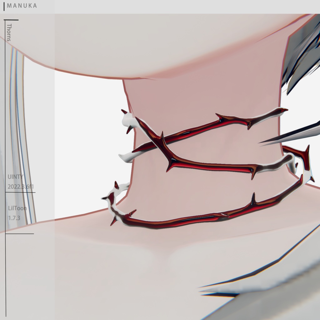 【MANUKA対応】Thorns necklace