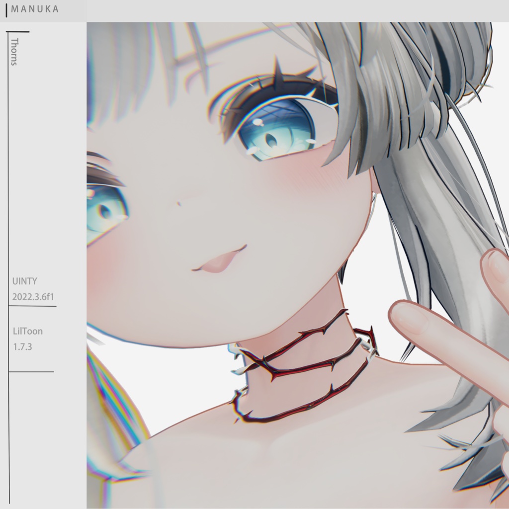 【MANUKA対応】Thorns necklace