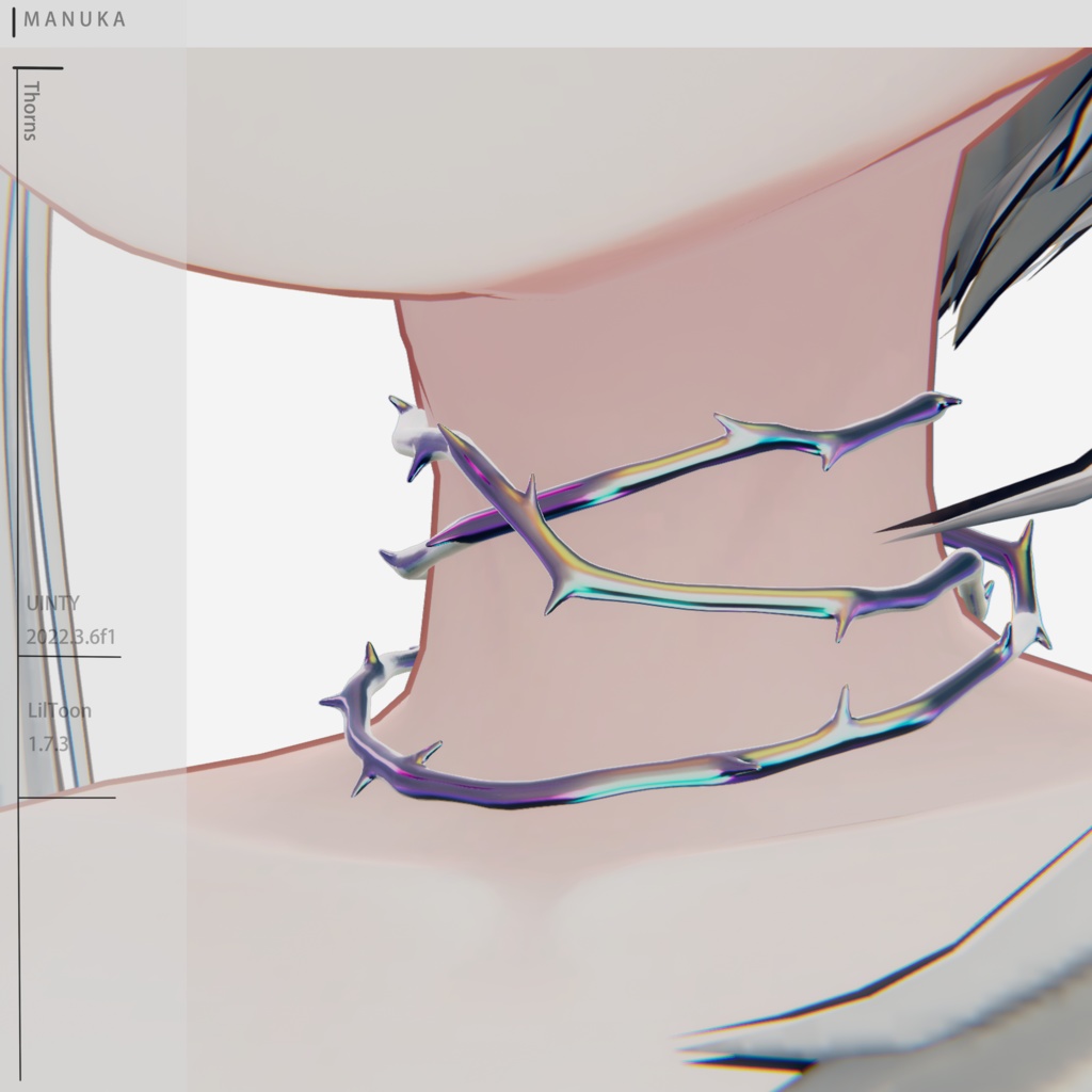 【MANUKA対応】Thorns necklace