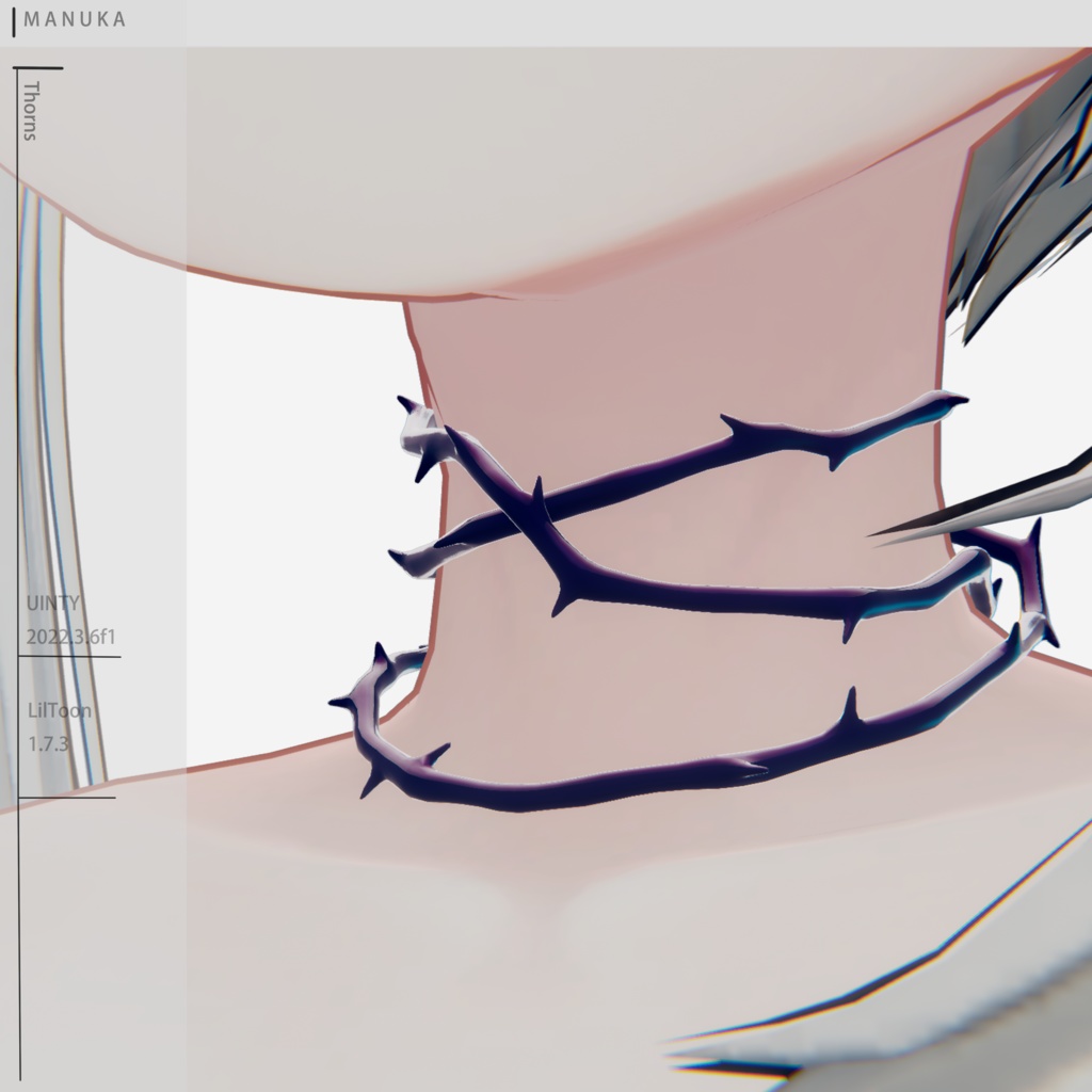 【MANUKA対応】Thorns necklace