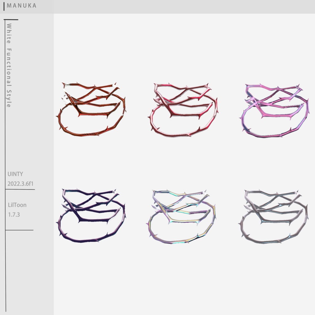 【MANUKA対応】Thorns necklace