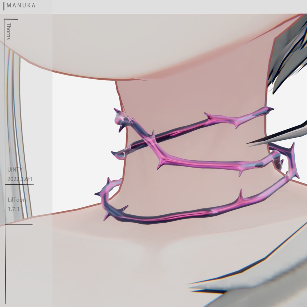 【MANUKA対応】Thorns necklace