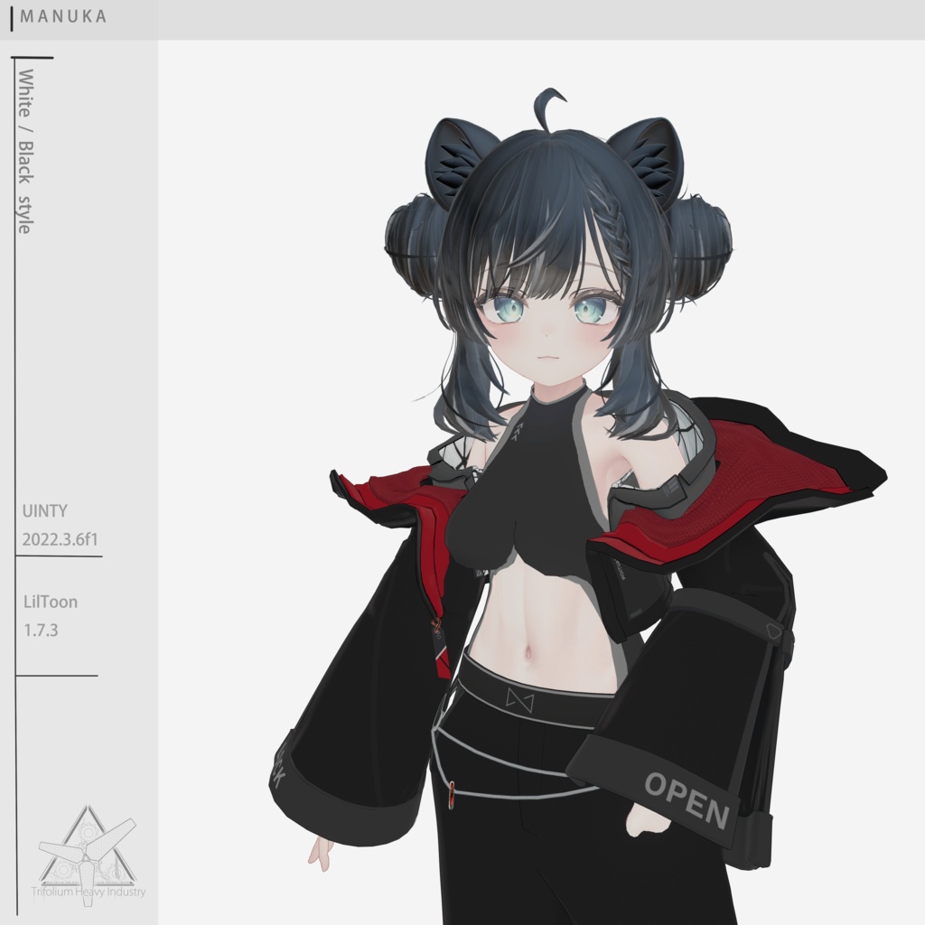 【MANUKA対応】White and Black Style